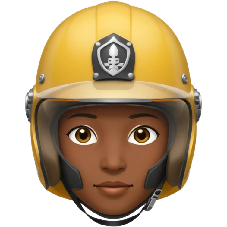 Full-face helmet master chie emoji