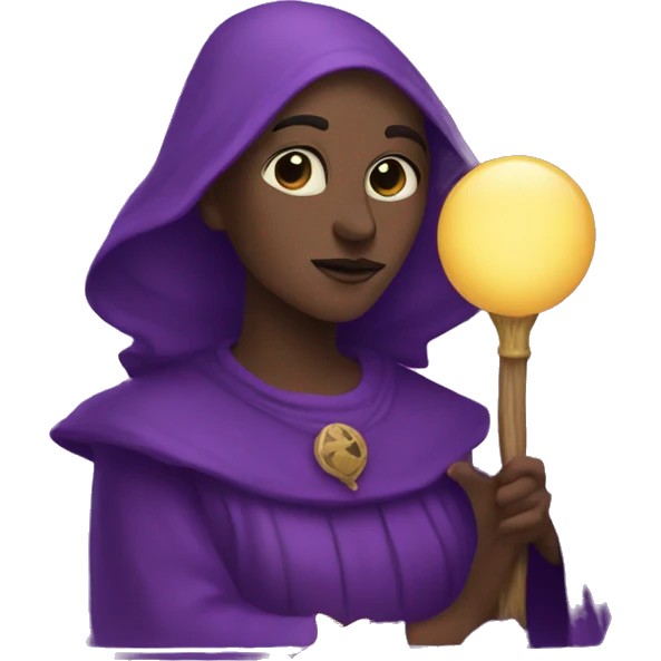 purple tarot card emoji