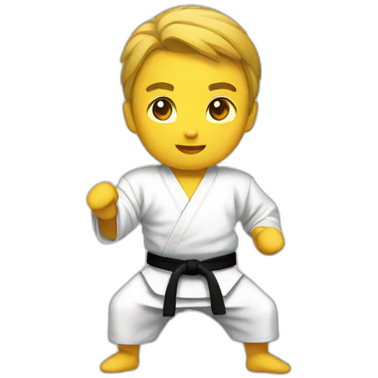 Karateka emoji