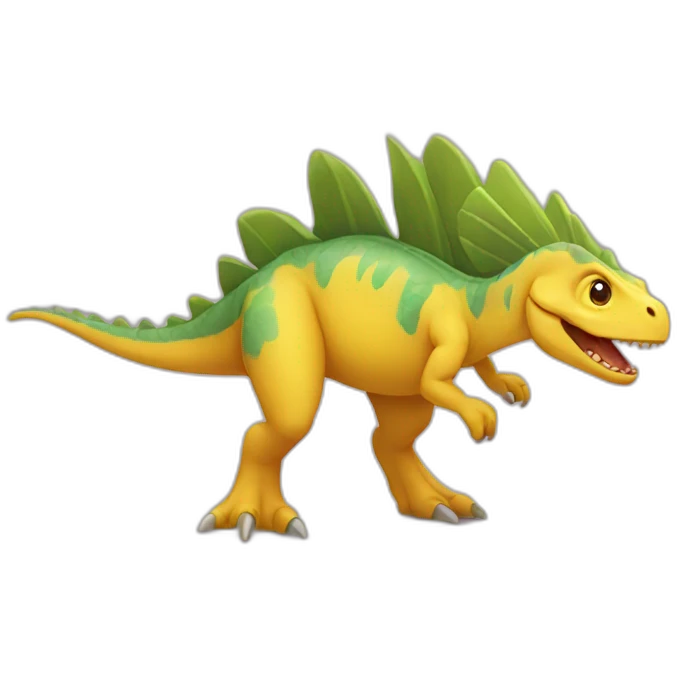 yellow dino emoji