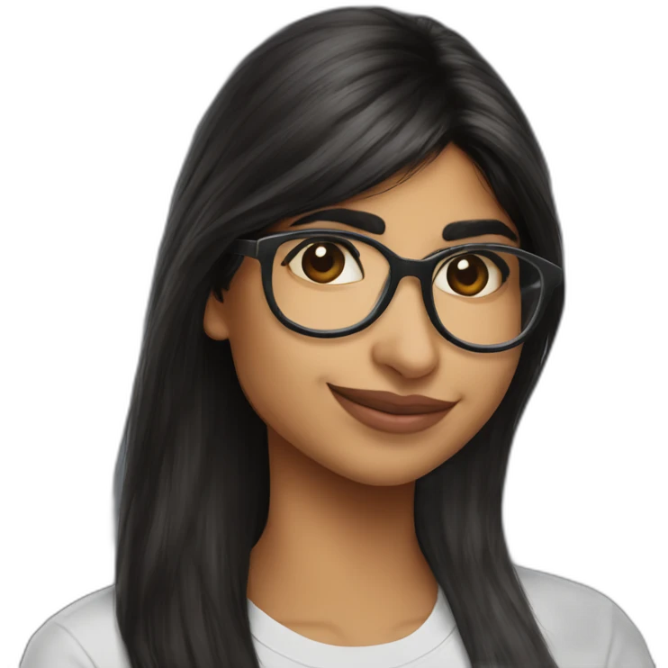 Mia Khalifa avec un emoji