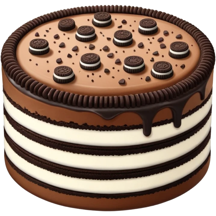 oreo cake emoji