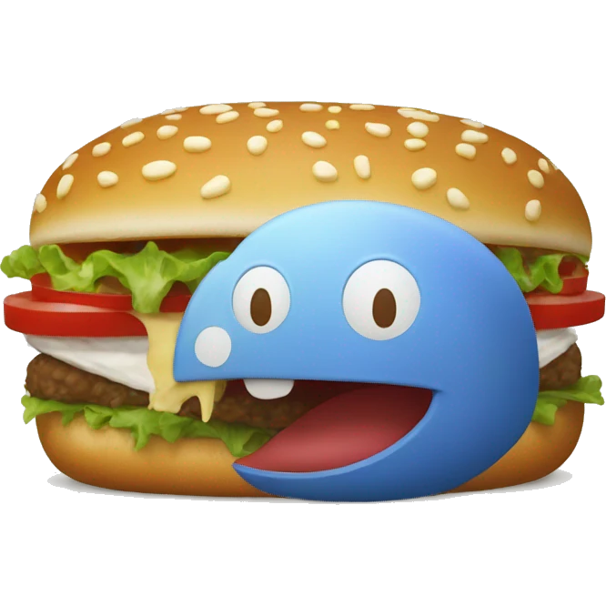 whopper and komaru emoji