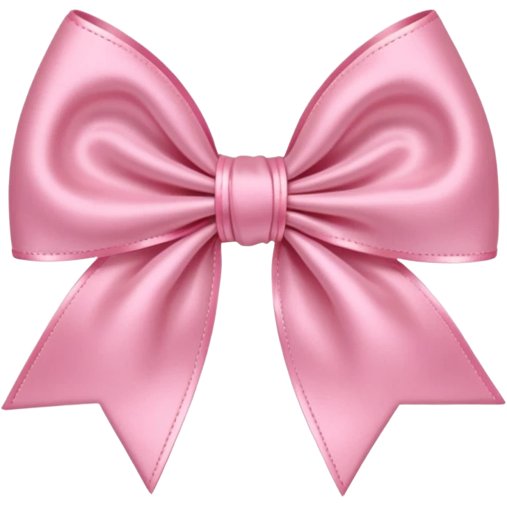 Moño rosa coquettee emoji