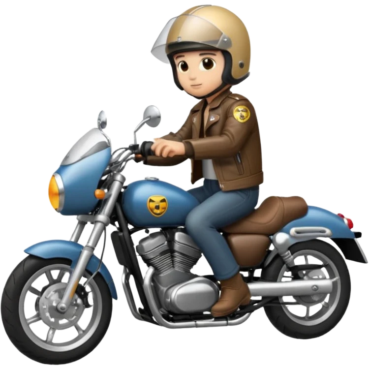 a motor bike rideng emoji emoji