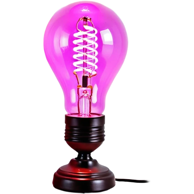 Сделай розовую лавовую лампу настольную emoji