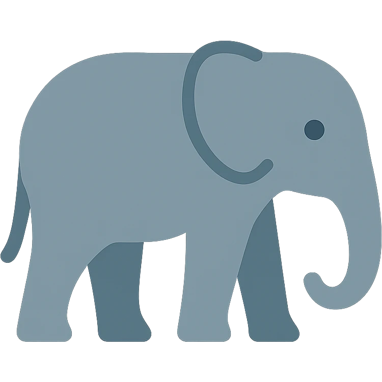 Elephant emoji