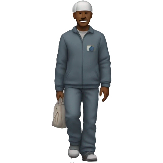 man walking in the moon emoji