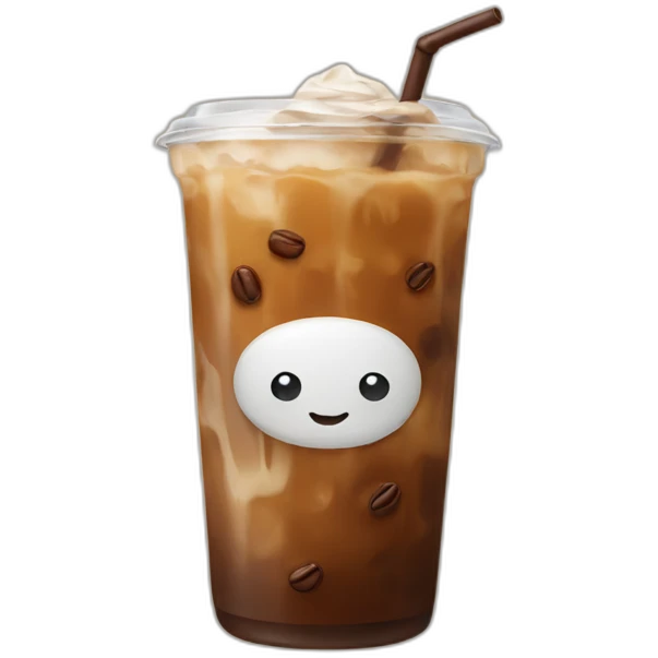 iced coffee emoji
