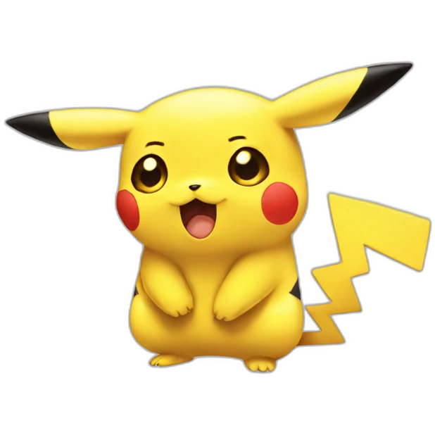 Pikachu triste emoji