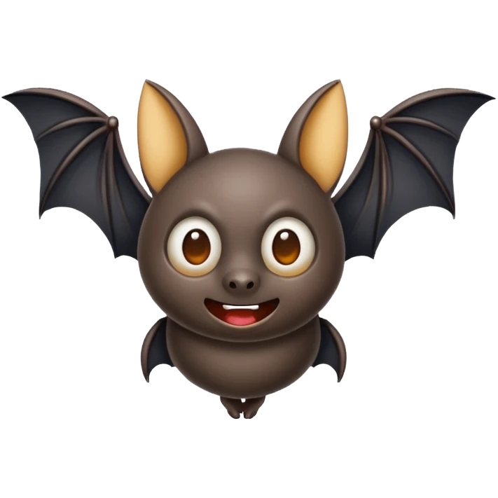 Flying bat emoji