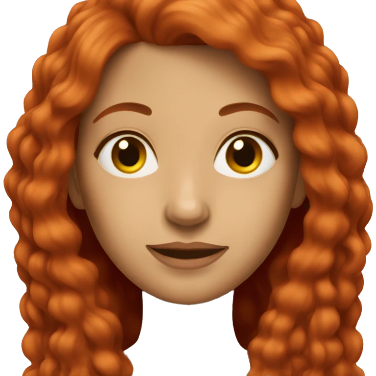 lady with long red hair emoji
