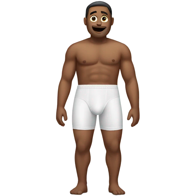 A man in his underwear emoji