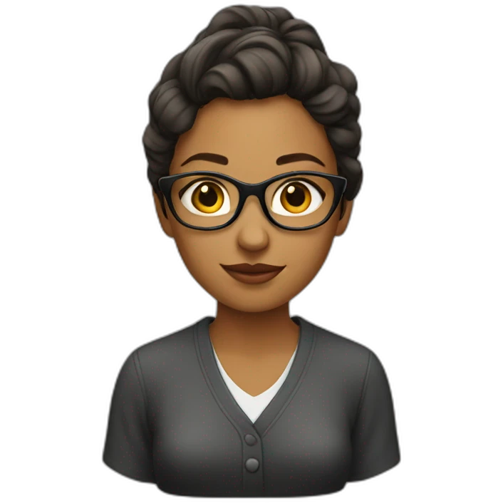 a young woman writer emoji