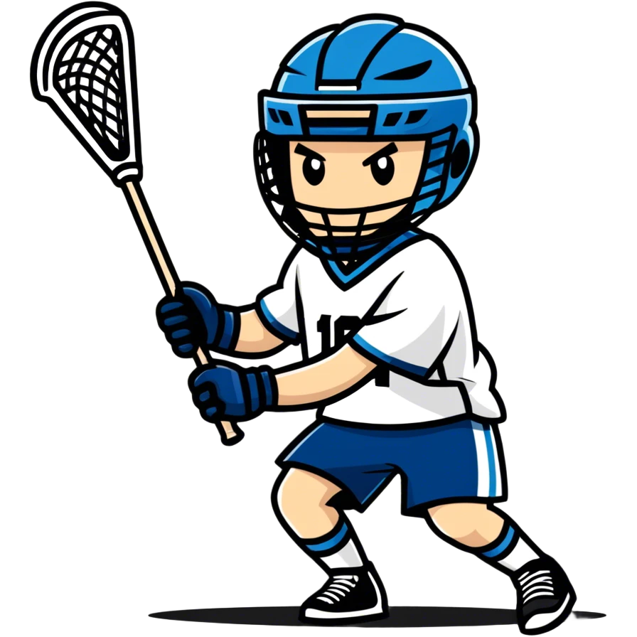 Lacrosse player emoji