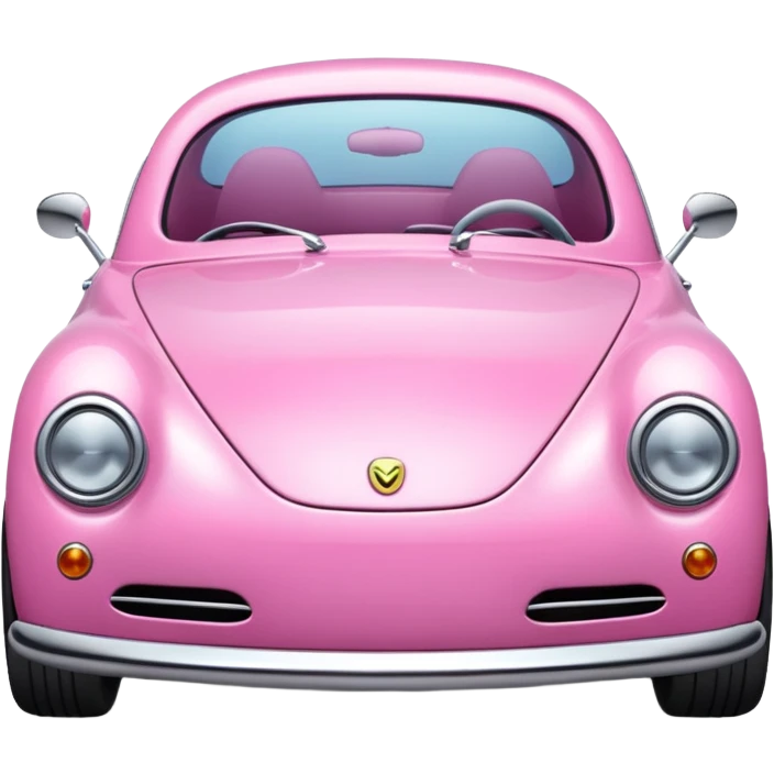 Pink car emoji