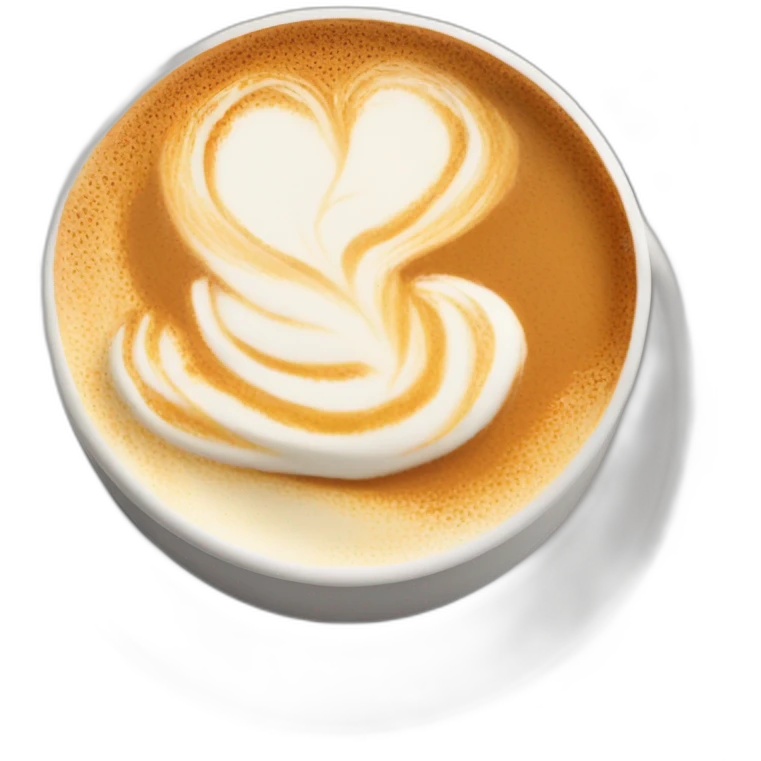 pumpkin spice latte with froth emoji