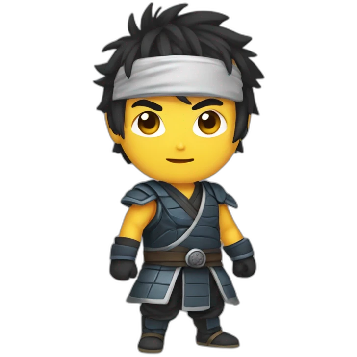 Male masterNinja anime style emoji