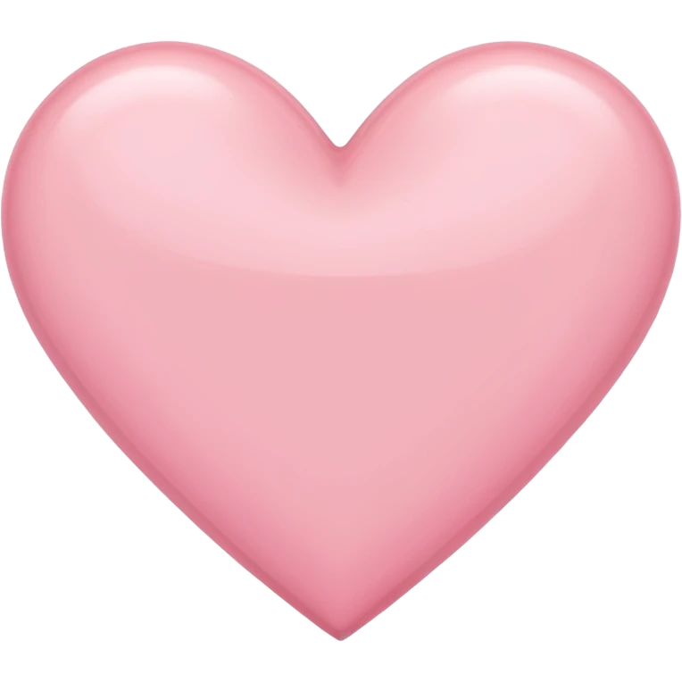 Light pink heart emoji