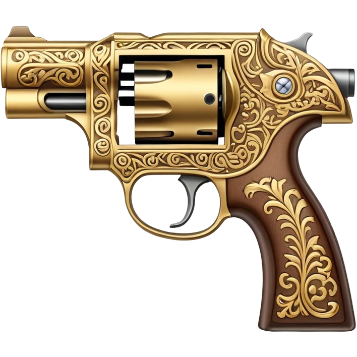 Awarded gun Engraving with name “kostya” emoji