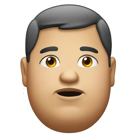 Fat person emoji