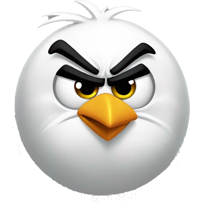 angry bird emoji