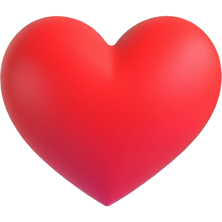 red heart emoji