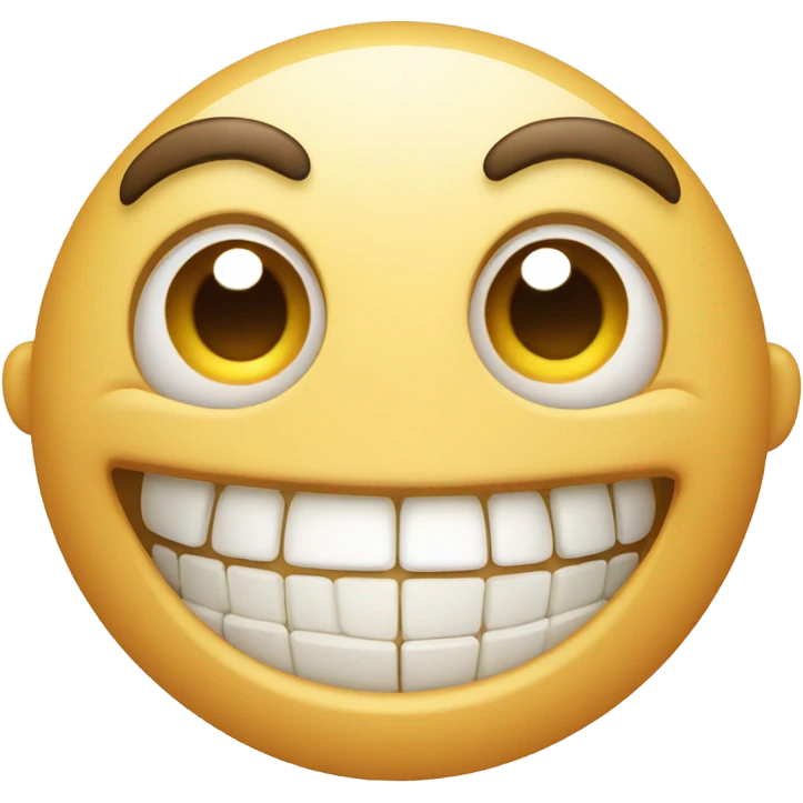 Silly smile emoji