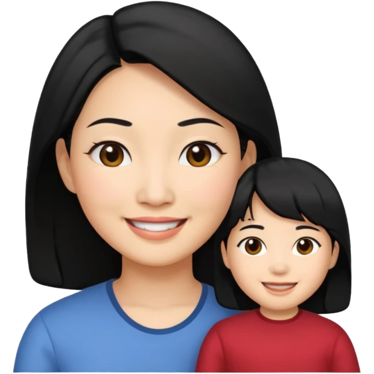 asian mother face only emoji