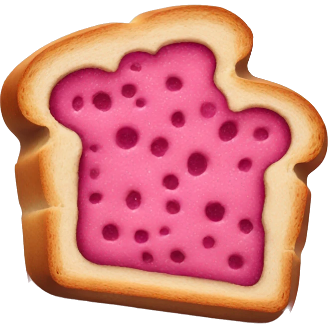 pink jam bread emoji
