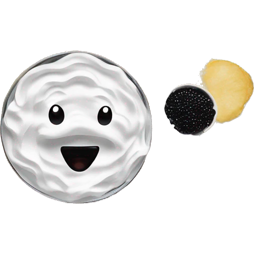 potato chips for flat chips. Arrange chips on a serving tray. Using a small spoon or pastry bag, place a small dollop of crème fraiche on each chip. Top with a spoonful of Romanoff® Black Lumpfish Caviar. Sprinkle with chopped chives. Serve. emoji