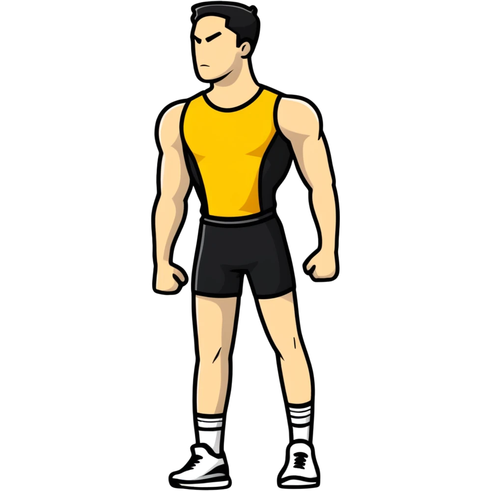 athlete standing emoji