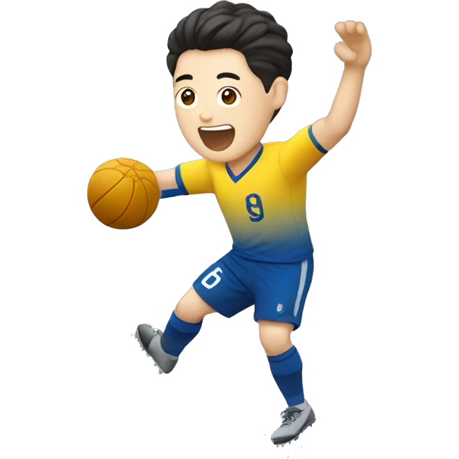 축구, 글쓰기, 자전거, 독서, 게임, 노래를 좋아하는 사람 emoji