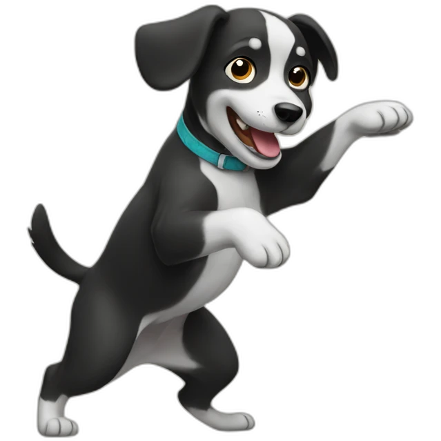 dog dancing emoji