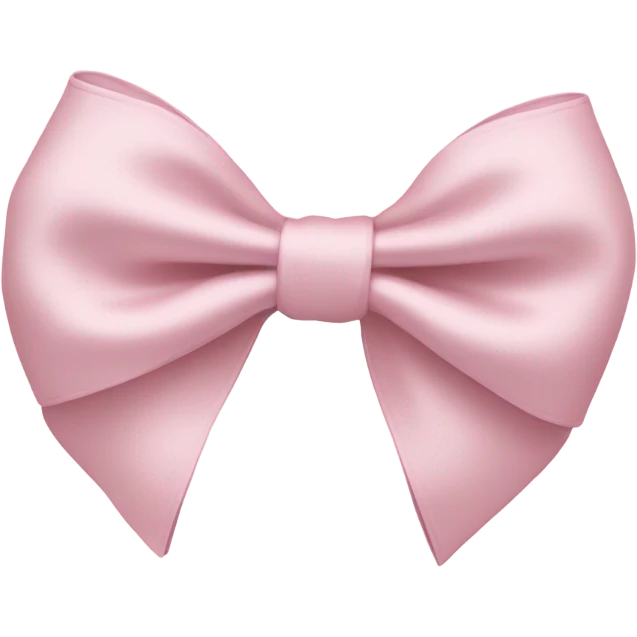Baby pink bow emoji