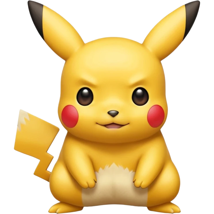 Ash’s Pikachu (hairless) emoji
