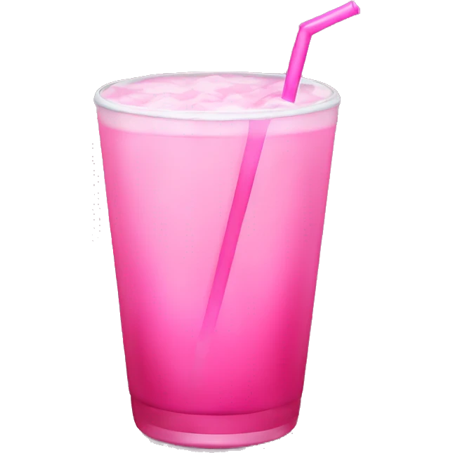 Pink drink emoji
