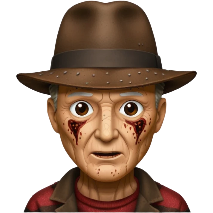 glitter freddy krueger emoji
