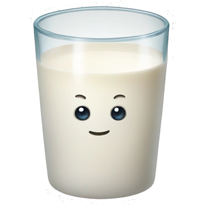 Glass eith milk emoji