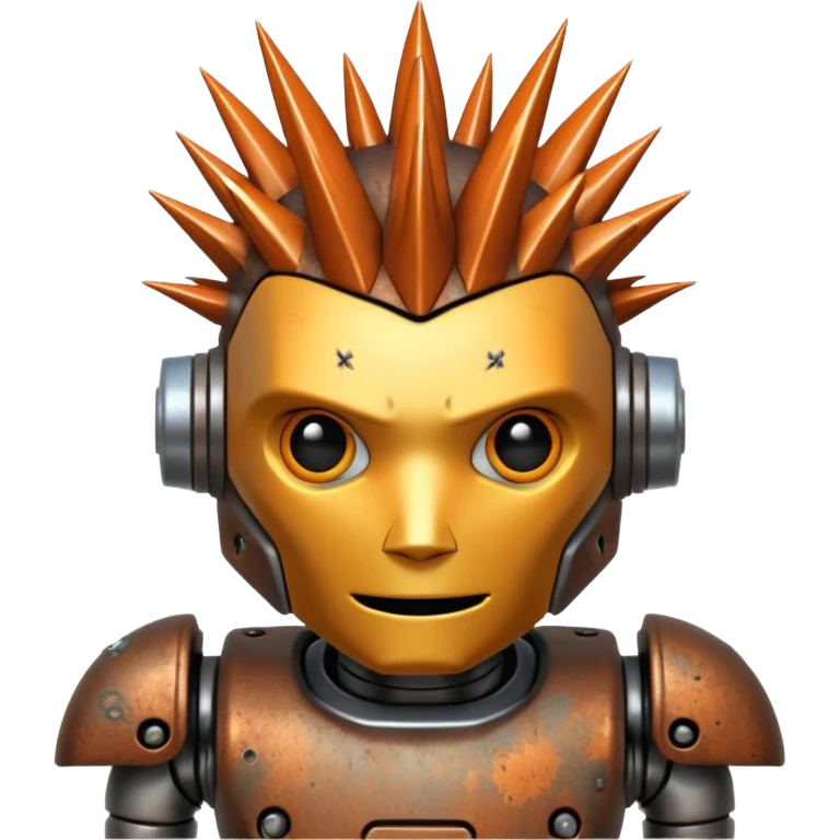 punk robot emoji
