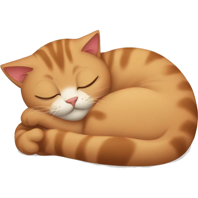 cats sleep hugs emoji