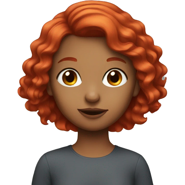 Girl red hair emoji
