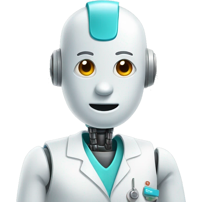 robots in medicine emoji