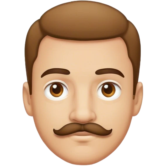 man with small mustache  emoji