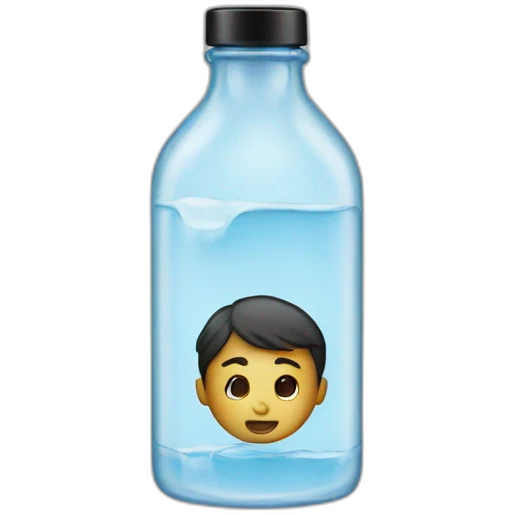 Boy's tears in a bottle emoji