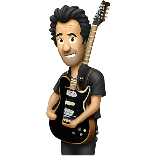 Springsteen guitar emoji
