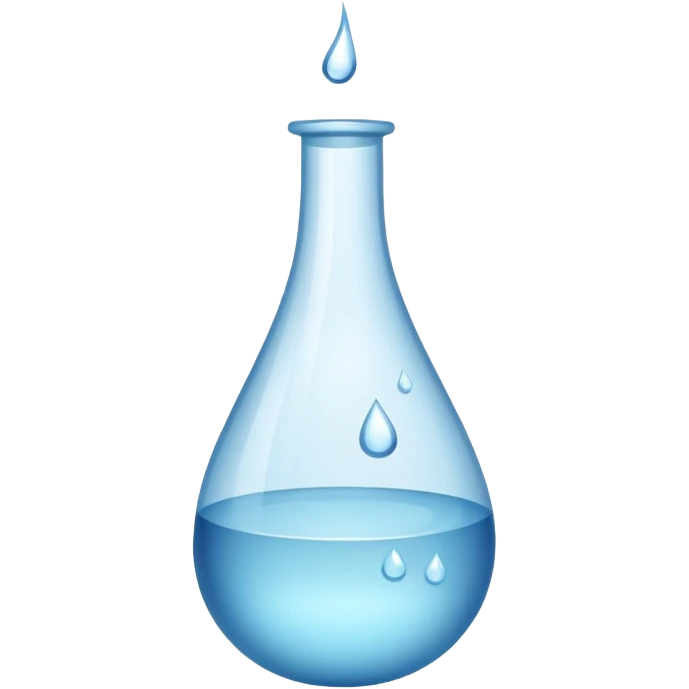 Wine bottle disguised as water emoji