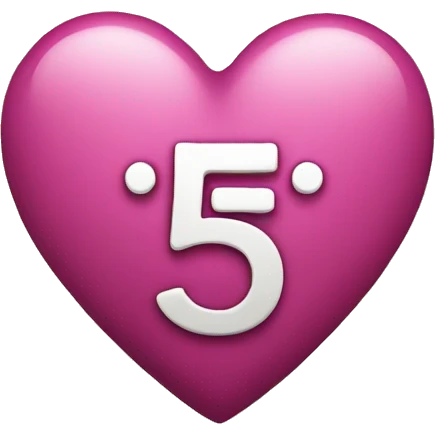 heart emoji with "15:50" written on it emoji