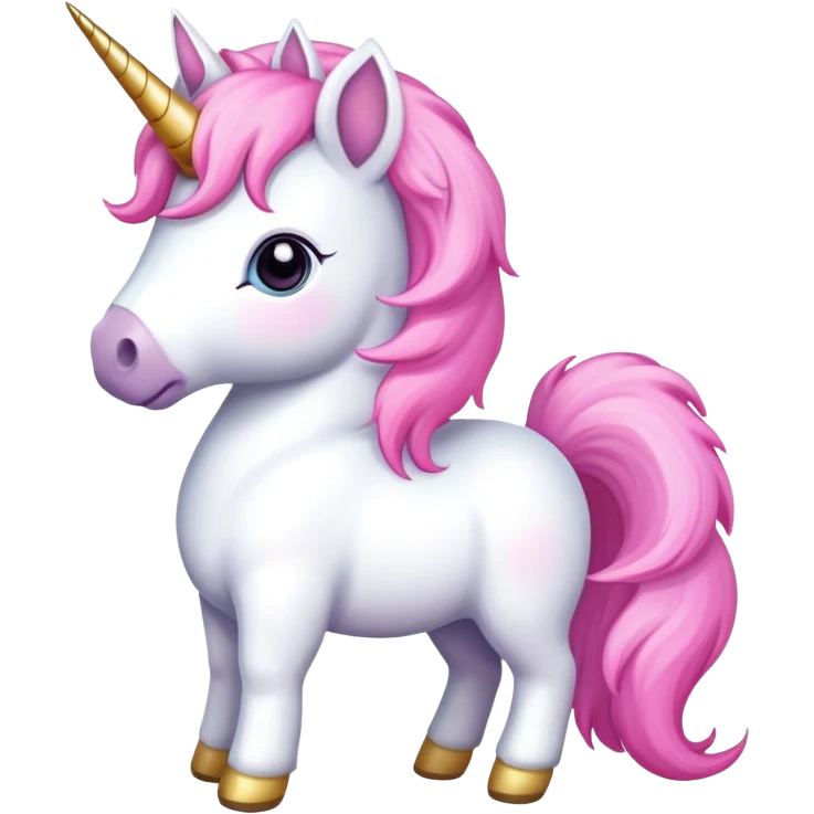 unicorn with bow emoji