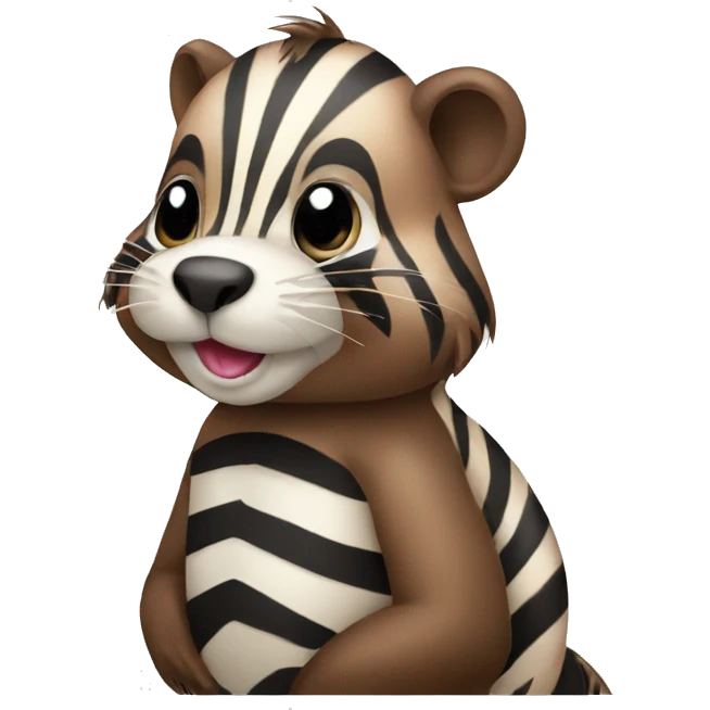beaver zebra emoji